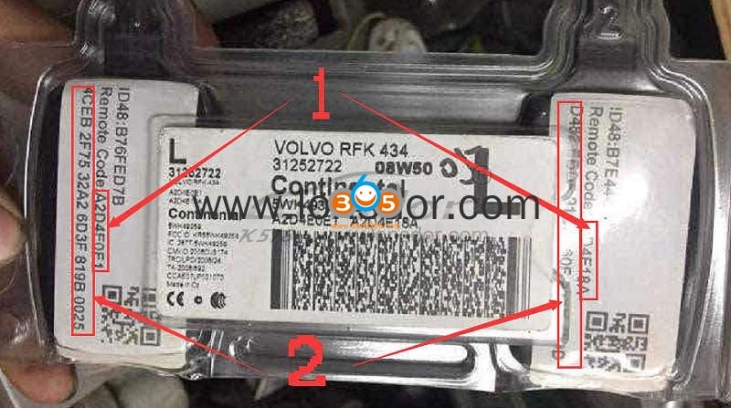 Volvo V50 S40 Remote Key Programming by Lonsdor K518