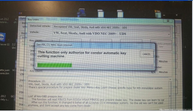 
			VVDI 2 failed can not access to service provider fixed		