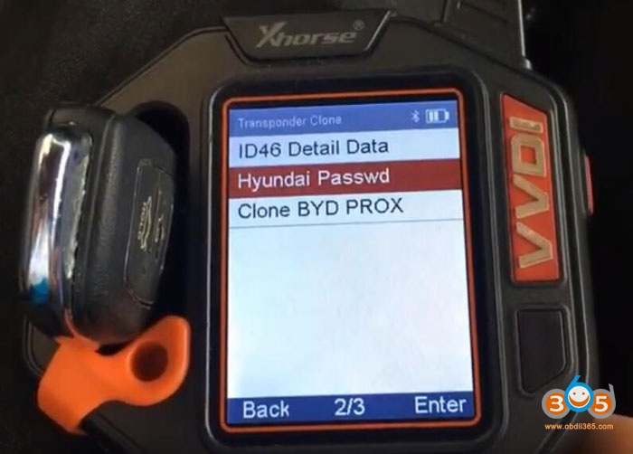 
			VVDI Key Tool Calculates Hyundai Accent 2015 ID46 Pin Code		