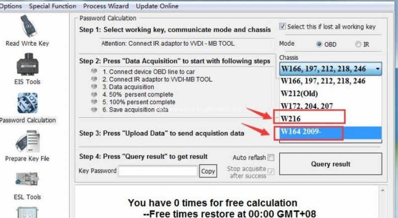 
			VVDI MB Tool W212 W246 W204 W207 W216 W164 All Keys Lost Guide		