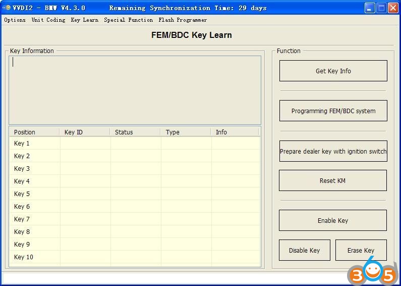 
			What Tool to Program Key for BMW F-series FEM System?		