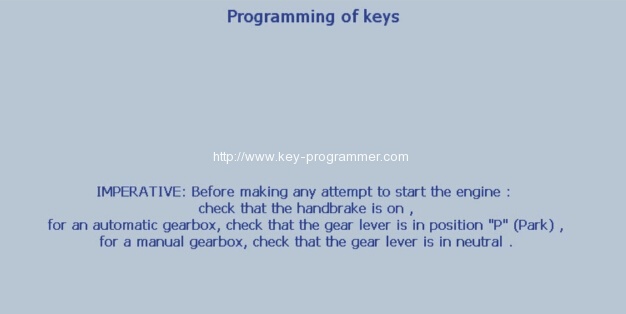 
			Which tool to program key for Peugeot 307 2001?		