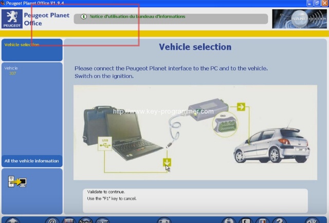 
			Which tool to program key for Peugeot 307 2001?		