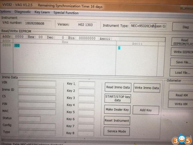 
			Xhorse VVDI2 does VW Audi All Key Lost via OBD		