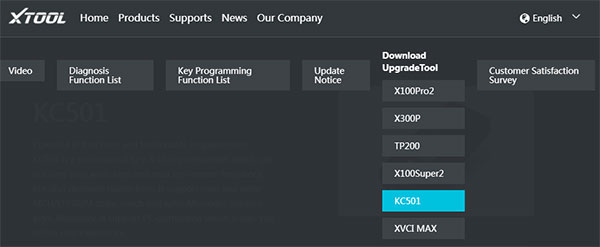 
			XTOOL KC501 Manual: Update & How to add new key		