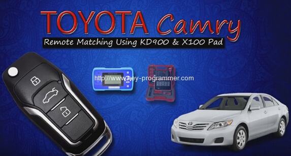 
			Xtool X100 PAD Program Remote on Toyota Camry 2010+		