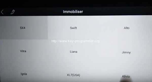 
			Xtool X100 PAD Program SUZUKI Alivio Immo Key without PinCode		
