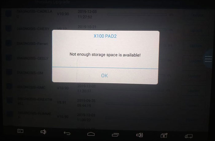 
			Xtool X100 Pad2 “Not Enough Storage Space” Error Solution		