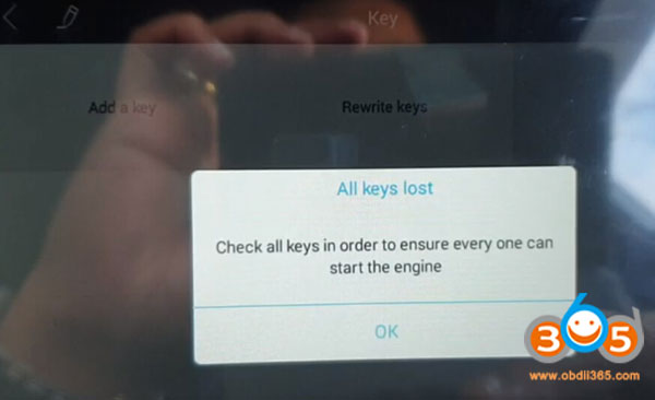 
			Xtool X100 Pad2 Program Honda Fit 2004 All Keys Lost		