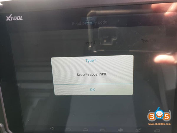 
			Xtool X100 PAD2 Read 2019 Vauxhall Combo Pin Code		