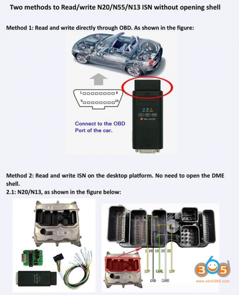 
			Yanhua Mini ACDP Adds N13 563TU N63TU MSV70 MSS60 DME ISN Read/Write		