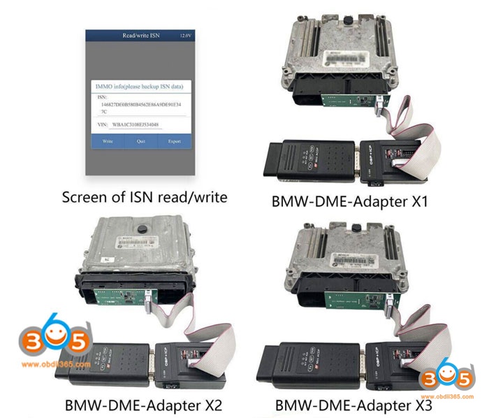 
			Yanhua Mini ACDP Supported BMW ISN DME Type List		
