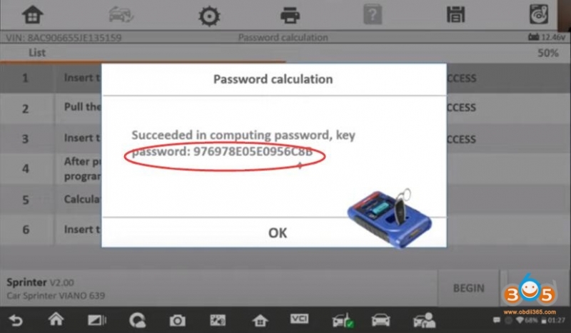 
			Autel IM608 Adds A New Key to Sprinter 2006 W639		