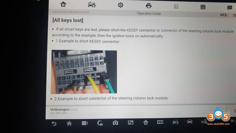 
			Autel IM608 VW Jetta 2019 All Keys Lost Key Programming Tips		