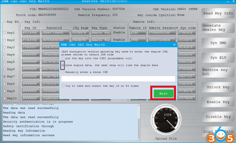 
			BMW CAS3+ Add Key and All Keys Lost with CGDI BMW		