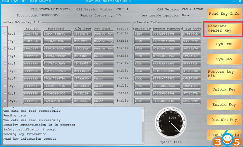 
			BMW CAS3+ Add Key and All Keys Lost with CGDI BMW		