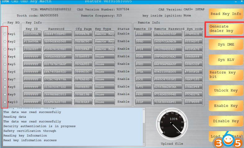 
			BMW CAS3+ Add Key and All Keys Lost with CGDI BMW		