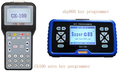 
			Difference of SKP900 and CK100 key programmer		