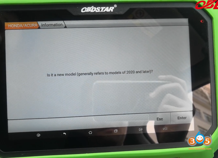 Obdstar Honda Accord 2021 Akl 13