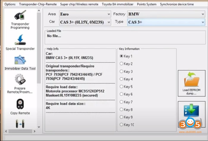 
			Program BMW CAS3+ Key with Autel XP400 and VVDI2		