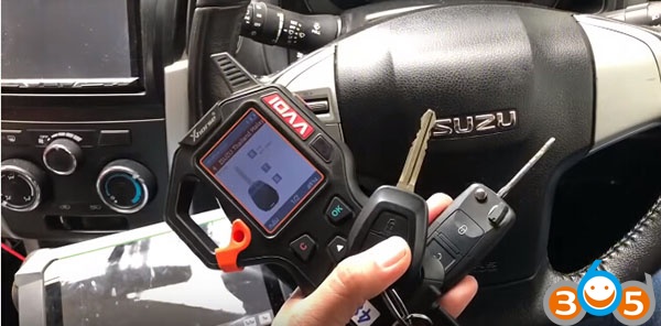 
			Program ISUZU MU-X Remote with VVDI Key Tool and OBDSTAR X300 DP		