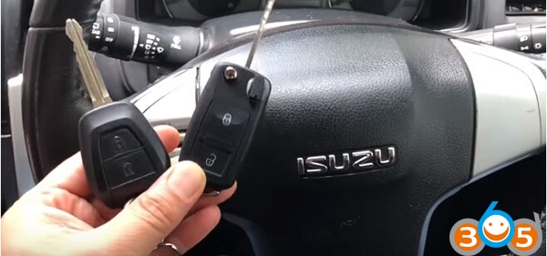 
			Program ISUZU MU-X Remote with VVDI Key Tool and OBDSTAR X300 DP		