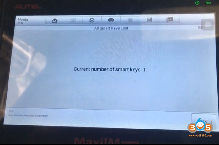 
			Program Mazda6 2017 ID49 All Keys Lost with Autel IM508		