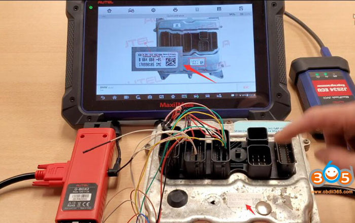 
			Read BMW N20 DME ISN Code with Autel IM608 and G-Box 2		