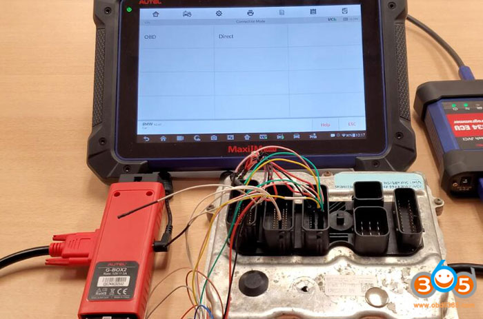 
			Read BMW N20 DME ISN Code with Autel IM608 and G-Box 2		