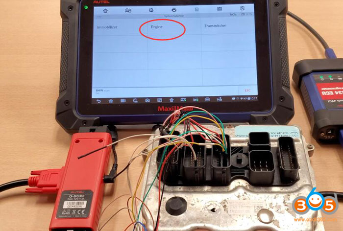 
			Read BMW N20 DME ISN Code with Autel IM608 and G-Box 2		