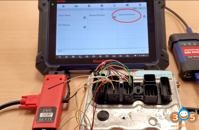 
			Read BMW N20 DME ISN Code with Autel IM608 and G-Box 2		