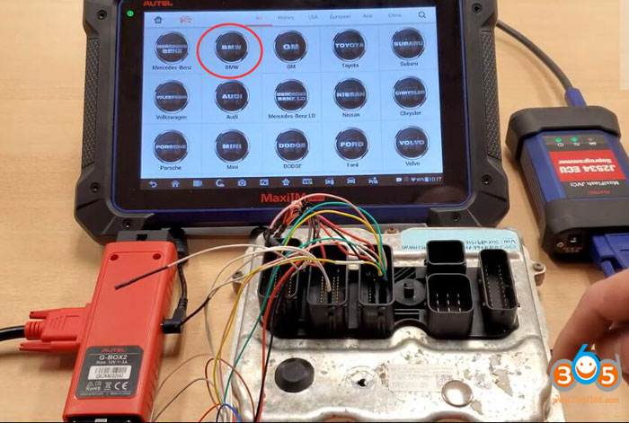 
			Read BMW N20 DME ISN Code with Autel IM608 and G-Box 2		