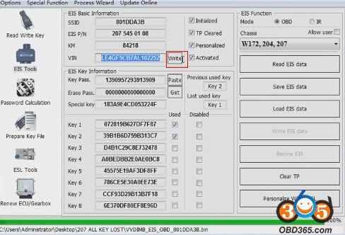 
			Xhorse VVDI MB Tool do Mercedes W207 All Key Lost		