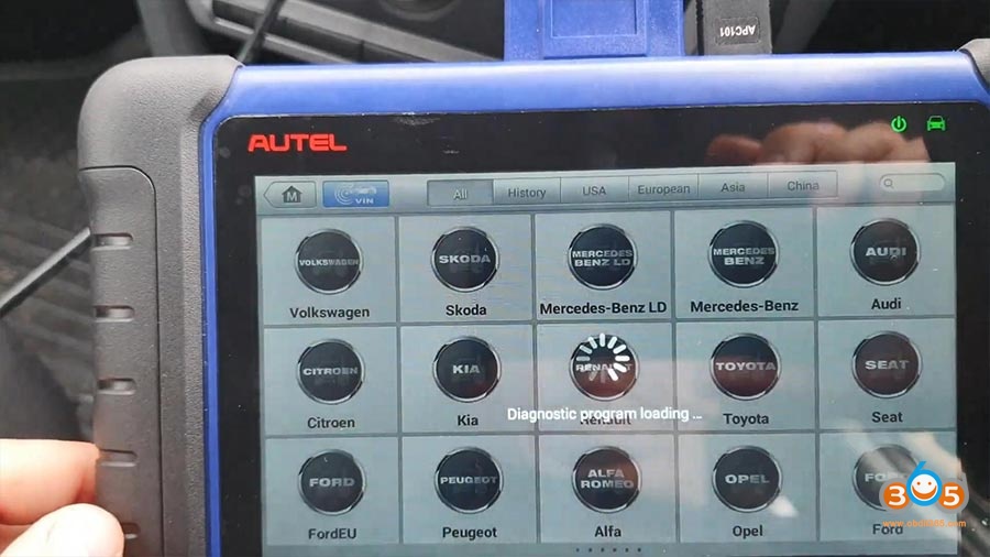 Autel Maxiim Im508 Skoda Octavia 2013 All Keys Lost 04