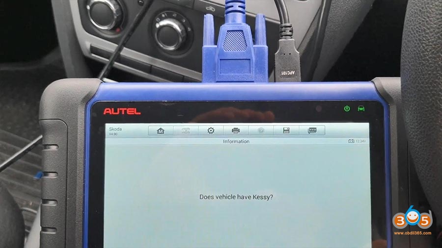 Autel Maxiim Im508 Skoda Octavia 2013 All Keys Lost 15