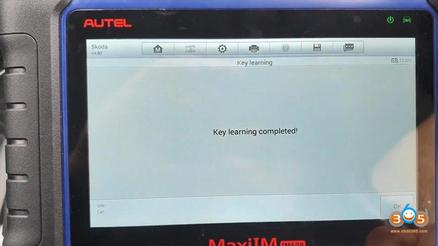 Autel Maxiim Im508 Skoda Octavia 2013 All Keys Lost 18