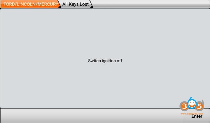 Obdstar Ford All Keys Lost 21