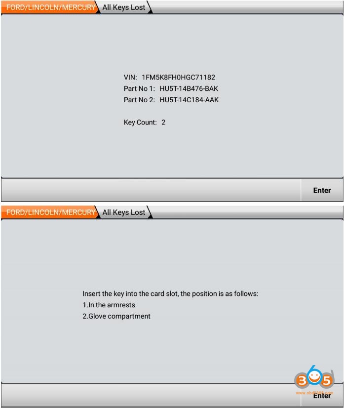 Obdstar Ford All Keys Lost 22