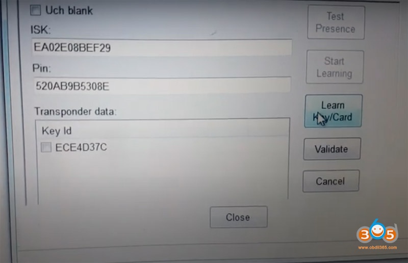 Renolink Laguna3 Key Card 11