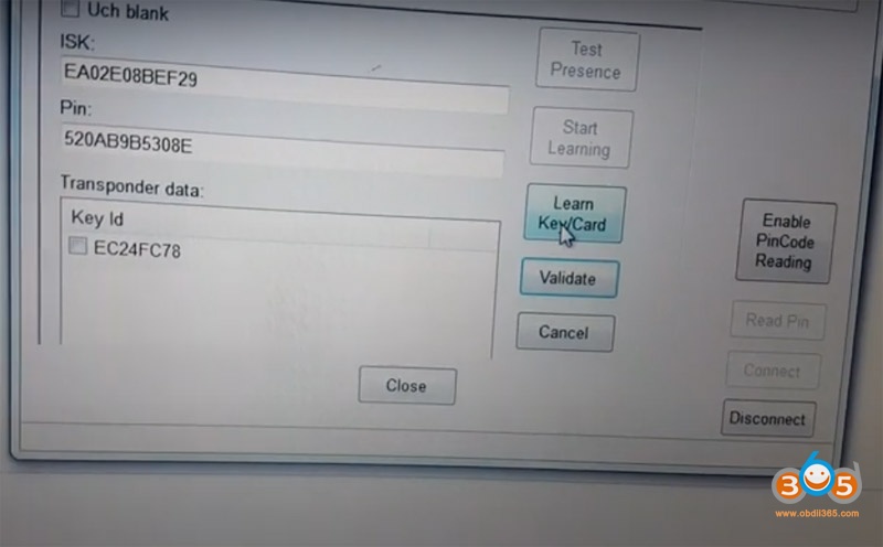 Renolink Laguna3 Key Card 9