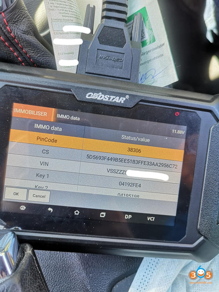 Obdstar X300 Pro4 Seat Leon 2014 MQB 1