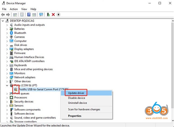 Yanhua Acdp Bluetooth Adapter Pl2303 Driver Abnormal Solution 3