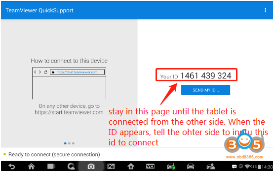 Autel Im608 Contect Teamviewer 2