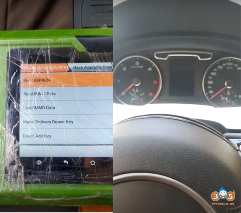 Obdstar X300 Pro4 Audi Q3 2013 Add Key 4