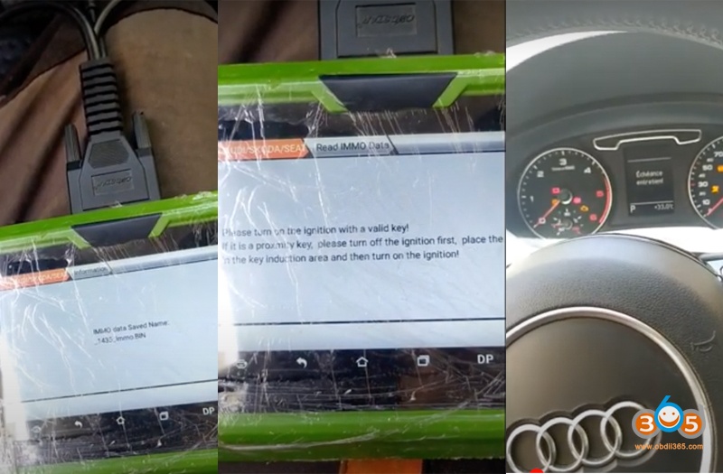 Obdstar X300 Pro4 Audi Q3 2013 Add Key 5