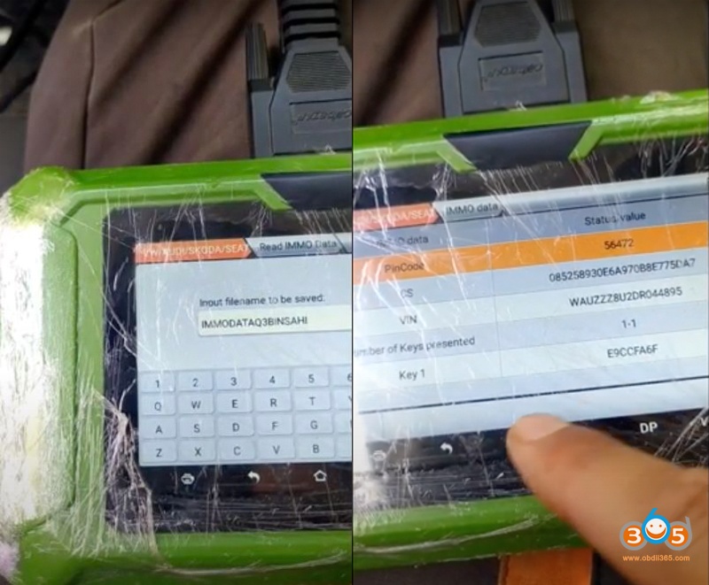 Obdstar X300 Pro4 Audi Q3 2013 Add Key 6