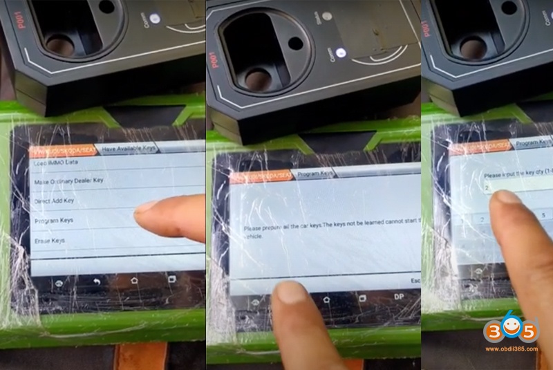 Obdstar X300 Pro4 Audi Q3 2013 Add Key 8