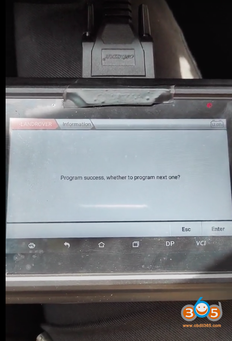 Obdstar Land Rover 2007 Add Key 5