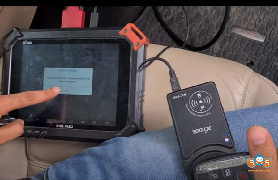 Xtool X100 Pad2 Landrover 2014 Smart Key 10