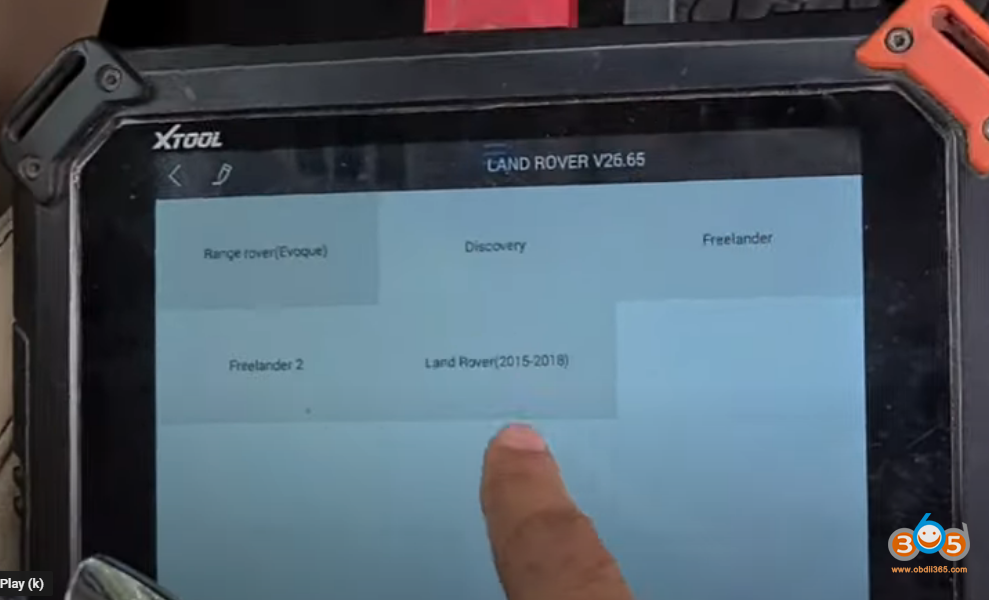 Xtool X100 Pad2 Landrover 2014 Smart Key 8